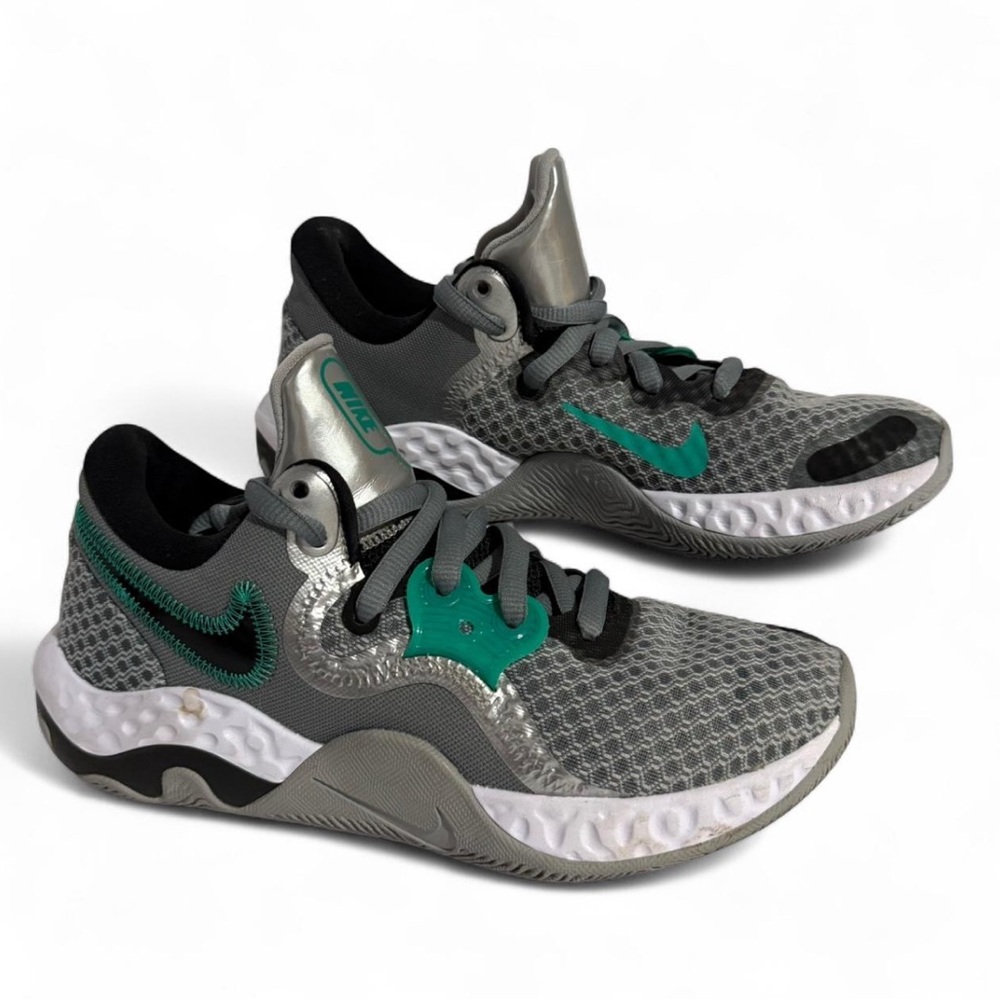Nike Sz 7 Renew Elevate 2 Basketball Trainer Cool Gray